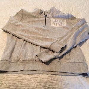 Victoria’s Secret gray quarter zip size medium